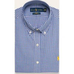 Polo Ralph Lauren - Koszula. Niebieskie koszule męskie Polo Ralph Lauren, s, bez wzorów, z bawełny, casualowe, polo, z długim rękawem. W wyprzedaży za 379,90 zł.