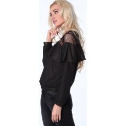 Bluzki damskie: Bluzka z siateczką brązowa MP16139