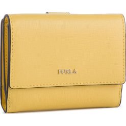 Mały Portfel Damski FURLA - Babylon 1023150 P PZ57 B30 Calendula g. Żółte portfele damskie Furla, bez wzorów, ze skóry. Za 550,00 zł.