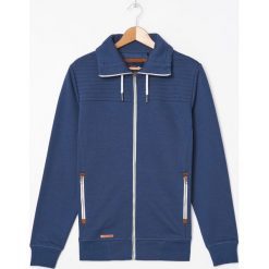 Rozpinana bluza - Granatowy. Niebieskie bluzy męskie House, s, bez wzorów, bez kołnierzyka, bez rękawów, bez kaptura. Za 129,99 zł.
