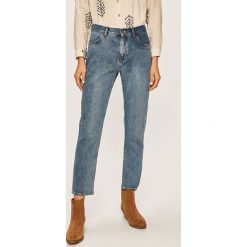 Answear - Jeansy. Niebieskie jeansy damskie ANSWEAR, s. W wyprzedaży za 99,90 zł.
