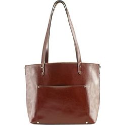 Torebki klasyczne damskie: Skórzana torebka w kolorze brązowym – (S)45 x (W)35 x (G)18 cm