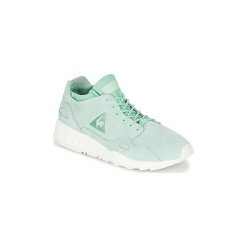 Buty Le Coq Sportif LCS R FLOW W NUBUCK. Zielone trampki i tenisówki damskie marki le coq sportif, bez wzorów, z nubiku, bez zapięcia. Za 351,20 zł.