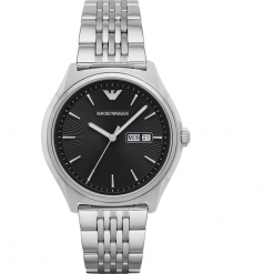Zegarek EMPORIO ARMANI - Dress AR1977 Silver/Silver. Szare zegarki męskie Emporio Armani. Za 1249,00 zł.