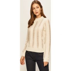 Jacqueline de Yong - Sweter. Czarne swetry damskie Jacqueline de Yong, s, bez wzorów, z dzianiny, bez rękawów, bez kaptura. W wyprzedaży za 59,90 zł.