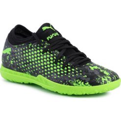 Buty PUMA - Future 19.4 TT 105548 03 Black/Gray/Green Gecko. Czarne buty sportowe męskie Puma, z materiału, na fitness i siłownię. W wyprzedaży za 149,99 zł.
