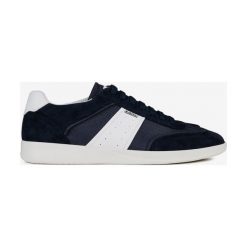 Geox Kennet Tenisówki Niebieski. Niebieskie trampki męskie Geox, bez wzorów, ze skóry, bez zapięcia. Za 464,95 zł.