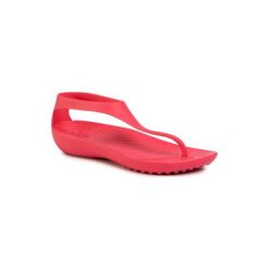 CROCS 205468-611 Pomarańczowy. Pomarańczowe klapki damskie Crocs, bez wzorów, z tworzywa sztucznego, bez obcasa. Za 139,99 zł.