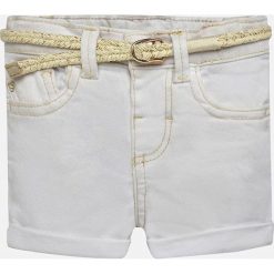 Mayoral - Szorty dziecięce 74-98 cm. Białe spodenki dziewczęce Mayoral, w paski, z elastanu, casualowe. Za 84,90 zł.