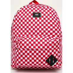 Vans - Plecak. Czerwone plecaki męskie Vans, bez wzorów, z poliesteru. W wyprzedaży za 149,90 zł.