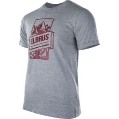 Koszulki sportowe męskie: ELBRUS Koszulka męska Memento Grey Melange r. XXL