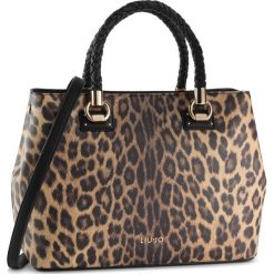 Torebka LIU JO - L Satchel Double Zip A69027 E0419 Leopardo Marro 03V36. Pomarańczowe torebki klasyczne damskie Liu Jo, bez wzorów, ze skóry ekologicznej, klasyczne, bez dodatków. Za 739,00 zł.
