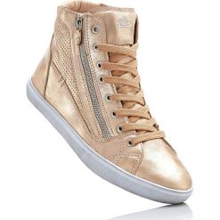 Buty sportowe dziewczęce: Wysokie sneakersy Lico bonprix czerwone złoto