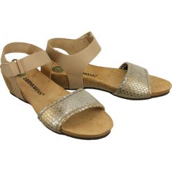 DR BRINKMANN 710784-8 taupe, sandały profilaktyczne damskie. Koturny damskie Dr. Brinkmann, bez wzorów, bez obcasa, na koturnie, bez zapięcia. Za 199,90 zł.