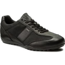 Sneakersy GEOX - U Wells A U74T5A 08511 C9999 Black. Czarne sneakersy męskie Geox, na co dzień, bez wzorów, ze skóry ekologicznej, bez zapięcia. W wyprzedaży za 309,00 zł.