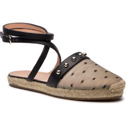 Espadryle RED VALENTINO - PQ0S0A74 Nero 0NO. Brązowe espadryle damskie Red Valentino, bez wzorów, ze skóry, bez obcasa. W wyprzedaży za 849,00 zł.