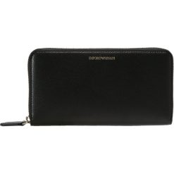 Portfele damskie: Emporio Armani FOGLIO ZIPAROUND LARGE ZIP ARROUND Portfel nero/rosso