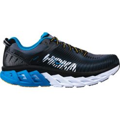 Buty Hoka Arahi 2 BCCG M Granatowo-Czarne. Niebieskie buty sportowe męskie HOKA, z materiału, bez zapięcia, do biegania. Za 399,99 zł.