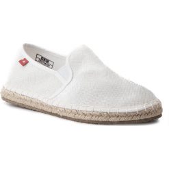 Espadryle BIG STAR - DD274A159 White Mat. Białe espadryle damskie BIG STAR, bez wzorów, z tworzywa sztucznego, bez obcasa, na płaskiej podeszwie. W wyprzedaży za 89,00 zł.