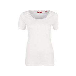 S.Oliver T-Shirt Damski 36 Kremowy. Białe t-shirty damskie marki S.Oliver, s. W wyprzedaży za 89,00 zł.