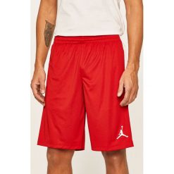 Jordan - Szorty. Czerwone spodenki sportowe męskie Jordan, s, bez wzorów, z poliesteru, sportowe, dri-fit (nike). W wyprzedaży za 129,90 zł.