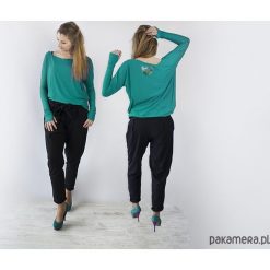 Bluzki damskie: Bluzka LOVE kimono z długimi laguna