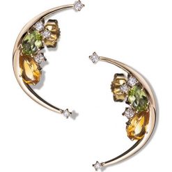 Kolczyki damskie: Zjawiskowe Kolczyki Złote – złoto żółte 750, Brylant 0,23ct…