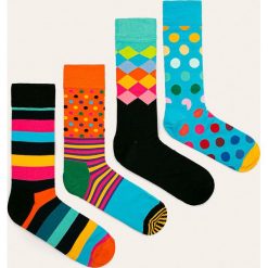 Happy Socks - Skarpetki Classics Gift Box (4 pack). Skarpetki damskie Happy Socks, bez wzorów. W wyprzedaży za 99,90 zł.