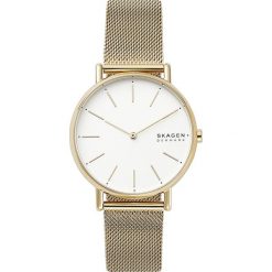Skagen - Zegarek. Żółte zegarki damskie Skagen, ze stali. W wyprzedaży za 399,90 zł.