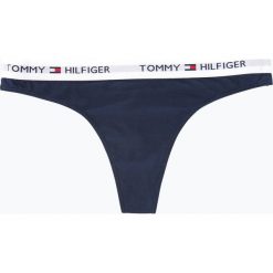 Tommy Hilfiger - Stringi damskie, niebieski. Niebieskie stringi TOMMY HILFIGER, s, z bawełny. Za 79,95 zł.