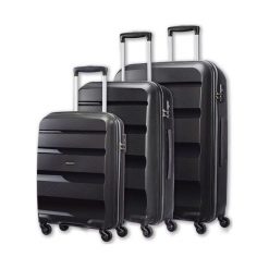 Walizki: American Tourister zestaw walizek BonAir 85A09004 (czarny)