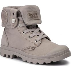 Trapery PALLADIUM - Pampa Baggy Nbk U 76434-075-M Szary. Szare półbuty damskie Palladium, na co dzień, ze skóry, bez obcasa, na płaskiej podeszwie, bez zapięcia. Za 589,00 zł.