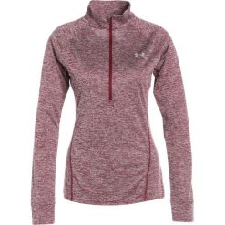 Under Armour TECH ZIP TWIST Koszulka sportowa black currant. Czerwone topy sportowe damskie marki Under Armour, xs, z materiału, z długim rękawem. W wyprzedaży za 151,20 zł.