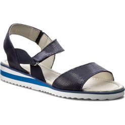 Rzymianki damskie: Sandały DOLCE PIETRO – 1051-009-01-1 Granatowy