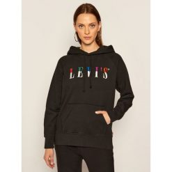 Bluza Levi's® Graphic Sport 35946-0247. Czarne bluzy sportowe damskie s, bez wzorów, bez rękawów, bez kaptura. Za 329,00 zł.