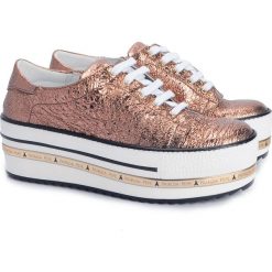 Patrizia Pepe Sneakersy. Trampki i tenisówki damskie Patrizia Pepe, ze skóry. Za 379,00 zł.