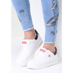 Biało-Fuksjowe Sneakersy Missing You. Białe buty sportowe damskie Inny. Za 29,99 zł.