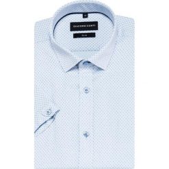 Koszula SIMONE slim KKWS000015. Niebieskie koszule męskie m, z tkaniny. Za 169,00 zł.