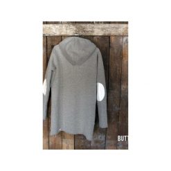 Swetry rozpinane męskie: CARDIGAN BUTTON CHUNKY kolory łaty aeb670