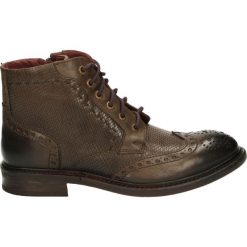 Botki męskie - 56711 DK BROW. Brązowe botki męskie marki Venezia, ze skóry. Za 229,00 zł.