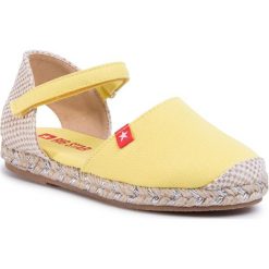 Espadryle BIG STAR - FF374190 Yellow. Żółte sandały dziewczęce BIG STAR, z tworzywa sztucznego, bez zapięcia. Za 99,00 zł.