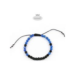Męska bransoletka BLUE BLACK 2. Niebieskie bransoletki męskie COCONUT jewellery, z jadeitem. Za 69,00 zł.