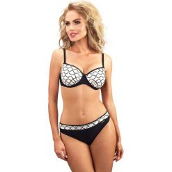 Bikini: Bikini w kolorze czarno-kremowym