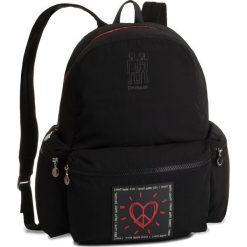 Plecak DESIGUAL - 19WAKA19 2000. Czarne torby męskie skórzane Desigual, bez wzorów, z materiału. W wyprzedaży za 289,00 zł.