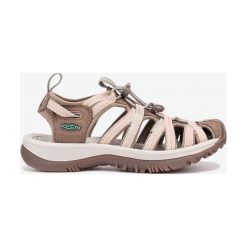 Keen Whisper Sandały Brązowy. Pomarańczowe sandały damskie Keen, w paski, z materiału, bez obcasa, z paskami. Za 412,95 zł.