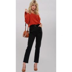 Czarne Jeansy White Swan. Czarne jeansy dziewczęce other, s, bez wzorów, z jeansu. Za 119,99 zł.