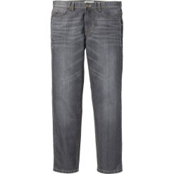 Dżinsy Regular Fit Straight bonprix szary. Szare jeansy męskie bonprix, m, bez wzorów. Za 79,99 zł.