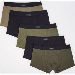 Bokserki 5 pack - Khaki. Brązowe bokserki męskie Reserved, bez wzorów. W wyprzedaży za 39,99 zł.