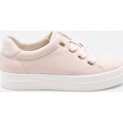 Gant - Tenisówki Amanda. Różowe trampki i tenisówki damskie marki GANT, ze skóry, na sznurówki. W wyprzedaży za 319,90 zł.