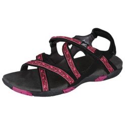 Hannah Sport Sandały Damskie Ovni Fria Lady Beaujolais (Rozmiar 37). Fioletowe sandały damskie marki Hannah, w paski, z paskami. W wyprzedaży za 111,00 zł.